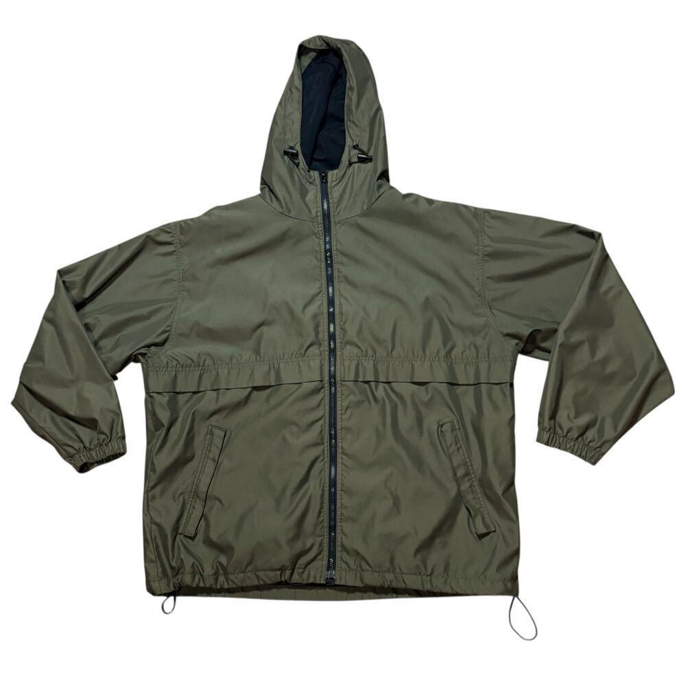 VTG Catalina Outerwear Windbreaker Mens Olive Green Gorpcore Outdoor Jacket Sz L